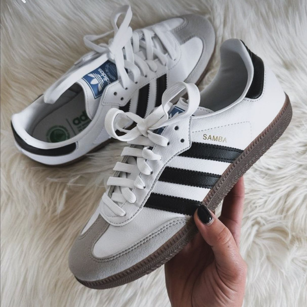 Sapatilhas Adidas Samba- Branco/Preto