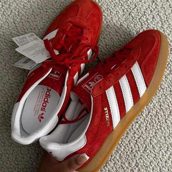 Sapatilhas Adidas Gazelle - Vermelho/Branco