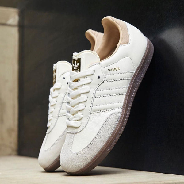 Sapatilhas Adidas Samba- Branco/Bege