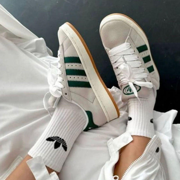 Sapatilhas Adidas Campus - Cinza e Verde