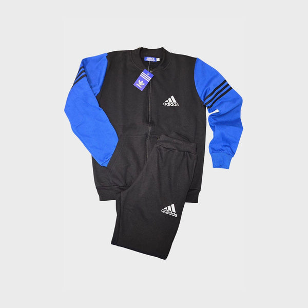 Fato de Treino Adidas Preto/Azul